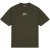 Malelions Men Oversized Split T-Shirt | Vintage Green