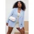 Trendyol Curve Dames Donkerblauw Effen Lang Regular fit Grote maten Blazers