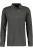 RAGMAN Softknit Poloshirt lange mouw grijs, Motief