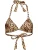 alife & kickin Bikinitop ‘TammyAK B’  beige / bruin / zwart
