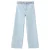 Mango Kids high waist wide leg jeans light blue denim