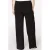 YOEK high waist bootcut fit broek van travelstof DOLCE zwart