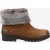 Hush Puppies Alice Leren Damesschoenen In Camelkleur