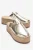 Novas Leren Platform Espadrille Muil (Dames)
