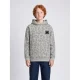 Petrol Industries hoodie met logo – grijs