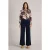 White Stuff Belle Cord Wide Leg Trouser Dark Navy