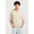America Today relaxed casual overhemd gebreid beige