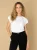 IVY BEAU Elivia Tops  Off White