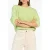 Aaiko pullover met wol groen gebreid