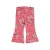 Feetje flared broek Moon Flower roze