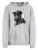 Cotton Prime Sweatshirt ‘Monkey Mit DJ-Kopfhörer’  grijs / antraciet / wit