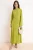 Groene, platte maxi-jurk voor dames, lange, casual/dagelijkse A-lijn jurk met hijab