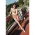 Louise Misha Bikini Top Walnut Khaki Multi Flowers
