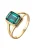 ELLI Ring  goud / smaragd
