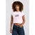 America Today cropped top lichtroze