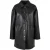 Urban Classics Dames mantel van imitatieleer