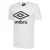 Umbro Groot Logo Heren Wit T-Shirt