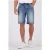 RAIZZED Crest Shorts Mid Blue Stone