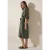 Cecil Dames Mousseline midi-jurk in Groen