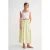 Hoge Taille Poplin Rok met Touwtje Detail