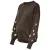 ONLY MATERNITY rechtvallend zwangerschapssweater met borduursels en hartjes – bruin