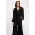 Morgan semi-transparante top – zwart