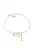 faina Armband  goud / wit