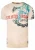 gewassen T-shirt met adelaarprint