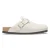 Leren damesklompen Birkenstock Boston Suede/ Shearling