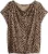 Opus Top Sapaya motion met print  Bruin dames