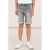NAME IT KIDS slim fit jeans bermuda NKMSOFUS medium grey denim
