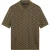Ted Baker Heren Geometrisch Poloshirt (Khaki)
