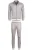 LONSDALE Joggingpak ‘Ashwell’  grijs gemêleerd / wit