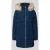 Tommy Hilfiger Slim fit lange donsjas met afneembaar imitatiebont