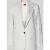 HUGO regular fit lange blazer van linnenmix model ‘ANETTEA’