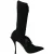 Dolce & Gabbana Zwarte Stiletto Hakken Laag Enkel Boots Schoenen