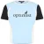 Kangol Dames Optimist T-shirt met kleurblokken, kort en getailleerd (Blauw)