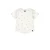 Babystyling baby T-shirt met all over print ecru/lichtbruin