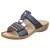 Rieker Slippers sleehak, zomerschoen, slippers met praktische klittenband