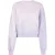 Gebroken wit paars wassweatshirt