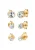 ELLI Sieraden set  goud / transparant