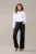 Livia Denim Broek Zwart