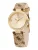 GUESS Analoog horloge ‘Terrace’  bruin / cappuccino / goud
