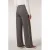 Miss Etam wide leg broek met print – grijs