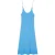 American Vintage Long, Straight Dress With Straps And A Round Neck Oceania