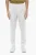 Slim Fit REM-broek met elastische tailleband in wit