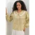 Dames Geruite Viscose Poplin Shirt