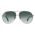 Victoria Beckham VB213S 700 goud groen gradiënt zonnebril