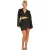 Missy Empire Wikkelskirt voor dames (Zwart)