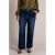 Yest Curve Plus Size wide leg jeans – dark blue denim
